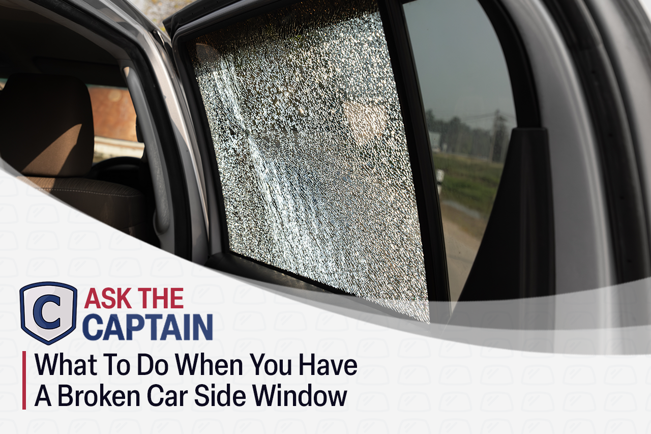 Broken Car Side Window