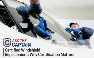 Certified Windshield Replacement: Why Certification Matters
