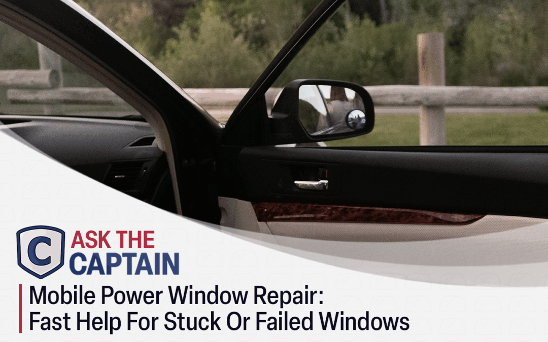 Mobile Power Window Repair: Fast Help For Stuck Or Failed Windows