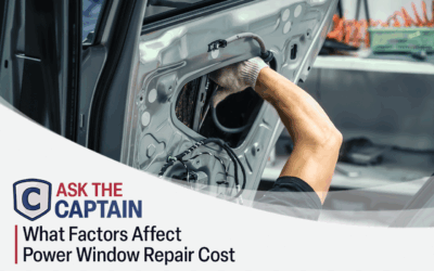 What Factors Affect Power Window Repair Cost